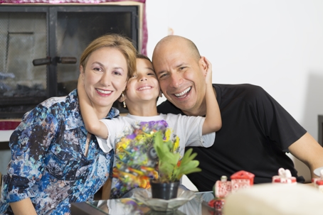 Happy Las Vegas family