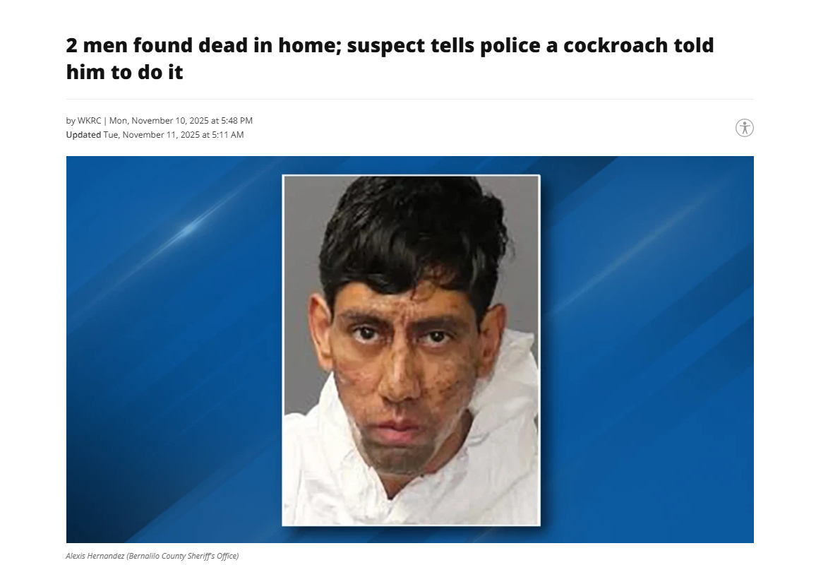 Criminal cockroach